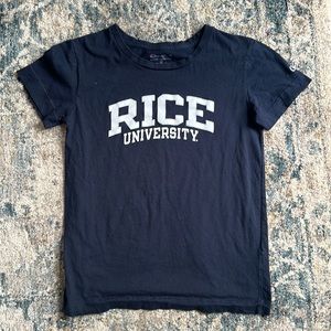 Champion Navy Blue Rice University Tee